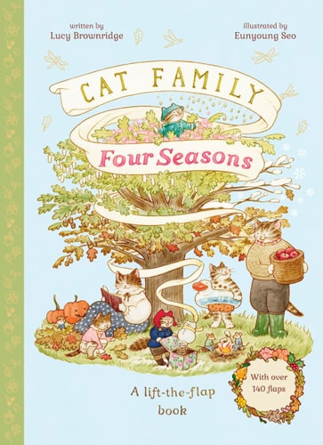 Cat Family Four Seasons - Labyrinth Books