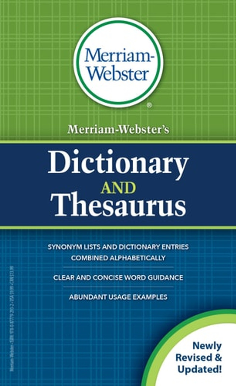 Merriam-Webster's Dictionary and Thesaurus - Labyrinth Books