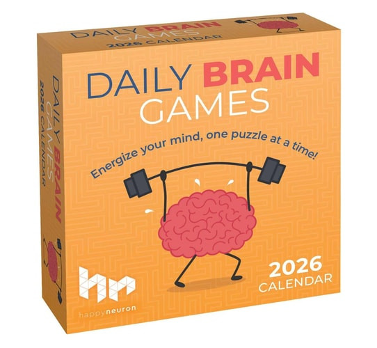 Daily Brain Games 2026 Day-to-Day Calendar - Labyrinth Books