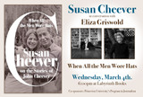 Susan Cheever in conversation with Eliza Griswold: "When All the Men Wore Hats: Susan Cheever on the Stories of John Cheever"