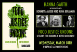 Hanna Garth in conversation with Bonnetta Adeeb & Ruha Benjamin: "Food Justice Undone:  Lessons for Building a Better Movement"