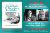 Tom Toro in Conversation with Patrick McDonnell  - A Princeton Public Library Book Brunch Event