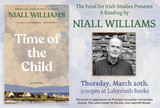 The Fund for Irish Studies Presents A Reading by Niall Williams