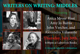 "Writers on Writing: "Middles" - A Labyrinth & Library Collaboration featuring Amy Jo Burns, Anica Mrose Rissi, John Vercher, and Alexandra Villasante