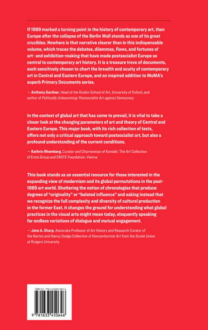 Art and Theory of Post-1989 Central and Eastern Europe