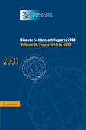 Dispute Settlement Reports 2001 | | 9780521829861