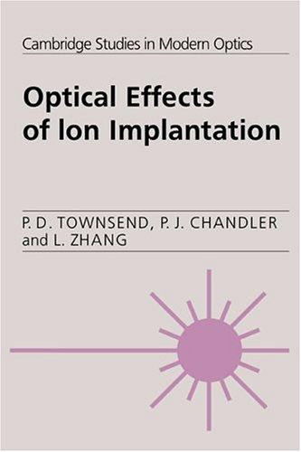 Optical Effects of Ion Implantation