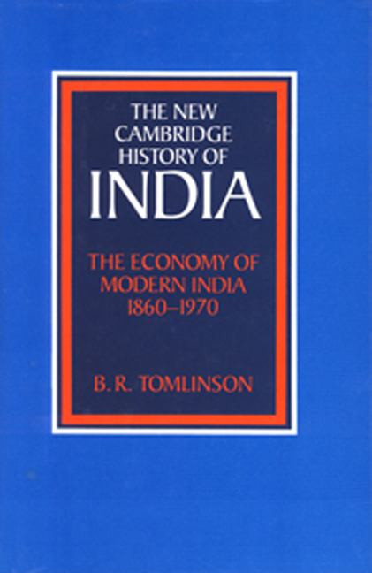 The Economy of Modern India, 1860-1970