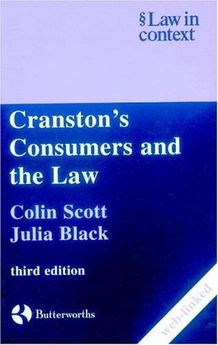 Cranston's Consumers and the Law