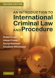 An Introduction to International Criminal Law and Procedure | | 9780521135818
