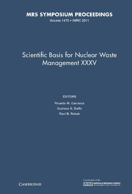 Scientific Basis for Nuclear Waste Management XXXV