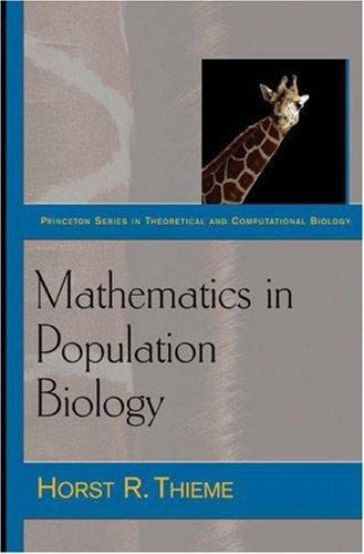 Mathematics in Population Biology | | 9780691092904