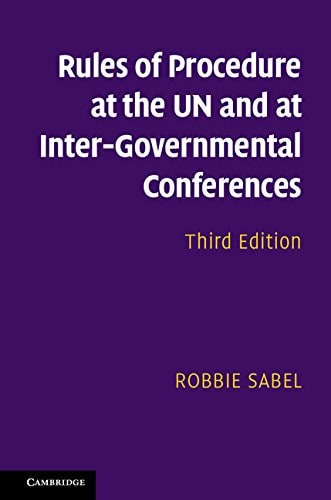 Rules of Procedure at un and Inter-Governmental Conferences
