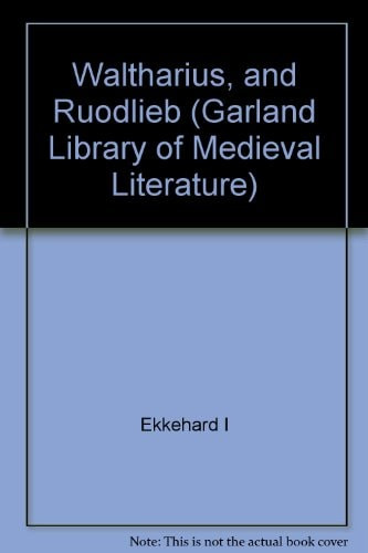 Waltharius and Ruodlieb