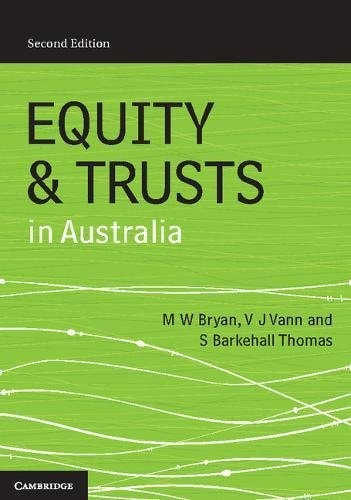 Equity and Trusts in Australia | | 9781316621943