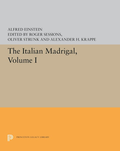 The Italian Madrigal | | 9780691627533