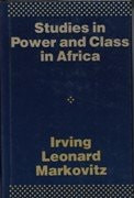 Studies in Power and Class in Africa | | 9780195041293