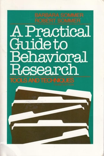A Practical Guide to Behavioral Research | | 9780195067132