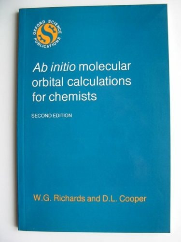 Ab Initio Molecular Orbital Calculations for Chemists