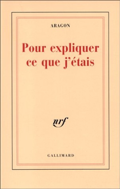 Pour expliquer ce que j'étais Pour expliquer ce que j'étais