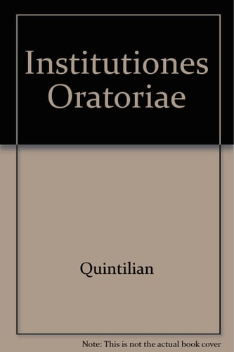 Quintilian | | 9780865160095