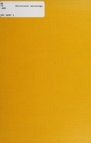 Structural Sociology