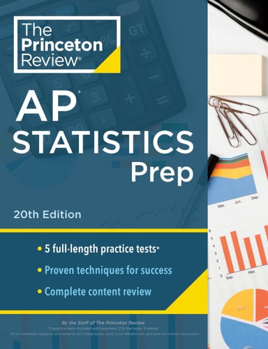Princeton Review AP Statistics Prep, 20th Edition - Labyrinth Books