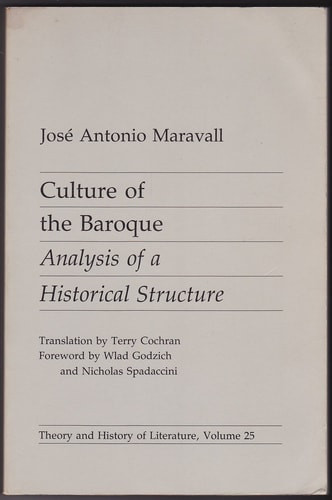 Culture of the Baroque: Analysis of a Historical Structure