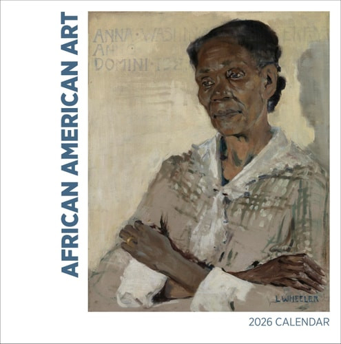 Wall Calendar 2026, African American Art, 12 Months, Large Grid Design Featuring 12 Artworks