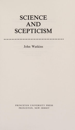 Science and Scepticism | | 9780691101712