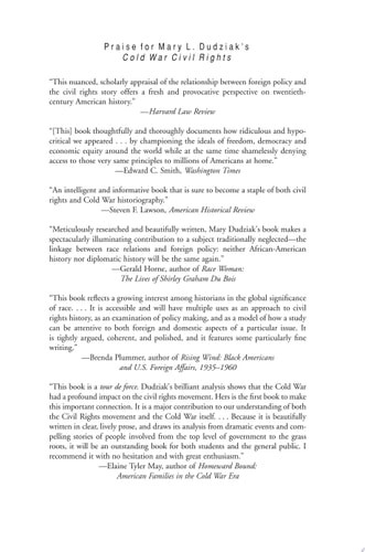 Cold War Civil Rights | | 9780691274348