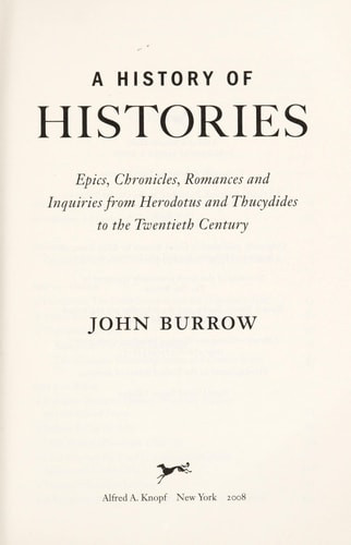 A History of Histories | | 9780375413117