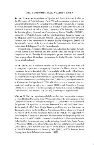 Economic War Against Cuba: A Historical and Legal Perspective on the U.S. Blockade