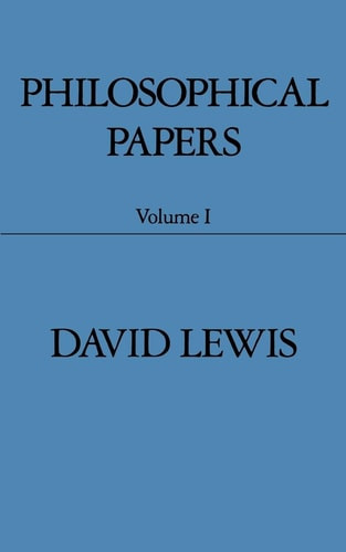 Philosophical Papers | | 9780195032048