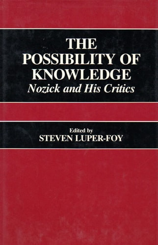 The Possibility of Knowledge | | 9780847674466