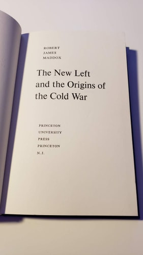 The New Left and the Origins of the Cold War