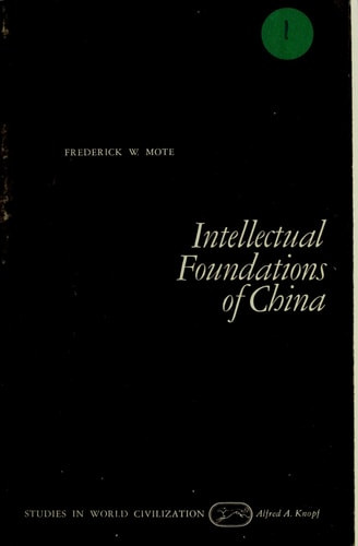 Intellectual Foundations of China | | 9780394310428