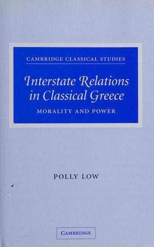 Interstate Relations in Classical Greece