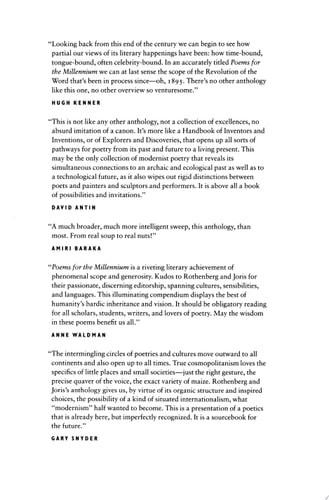 Poems for the Millennium, Vol. I: From Fin-de-Siecle to Negritude