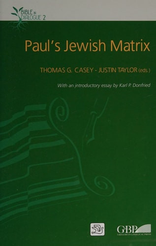 Paul's Jewish Matrix