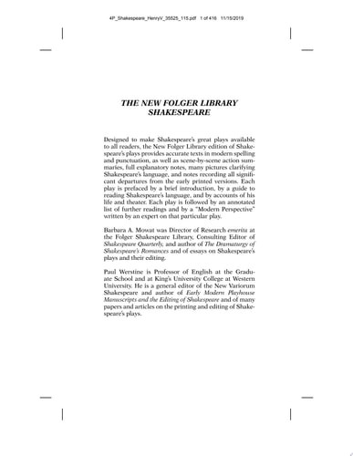 Henry V | | 9781982109417