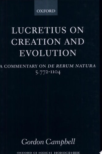 Lucretius on Creation and Evolution