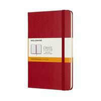 Moleskine Notebook, Medium, Ruled, Scarlet Red, Hard Cover (4.5 x 7)