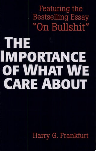 Importance of What We Care About