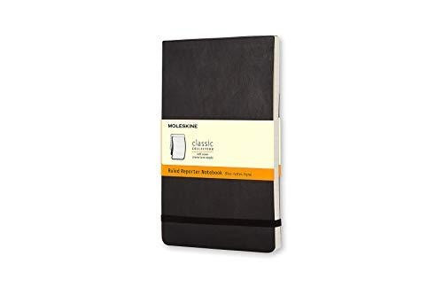 Moleskine Reporter Notebook, Pocket, Ruled, Black, Soft Cover (3. 5 X 5. 5)