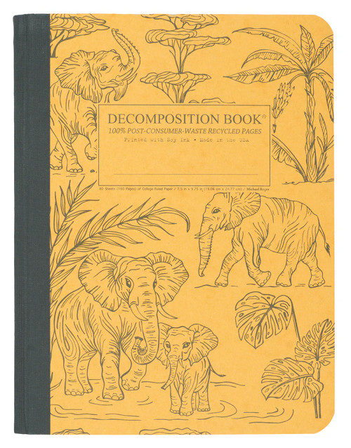 Elephants Decomposition Book Lined