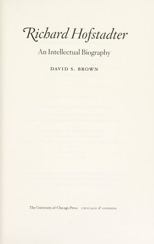 Richard Hofstadter