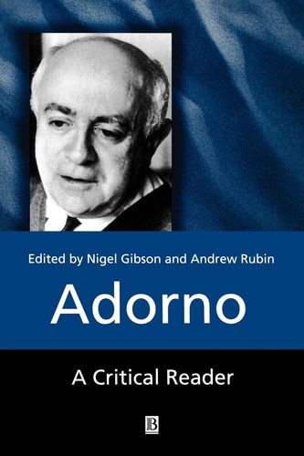 Adorno | | 9780631212492