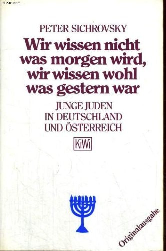 Wir Wissen Nicht was Morgen Wird, Wir Wissen Wohl was Gestern War