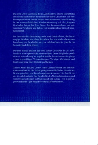 Was heisst und zu welchem Ende studiert man Geschichte des 20. Jahrhunderts?